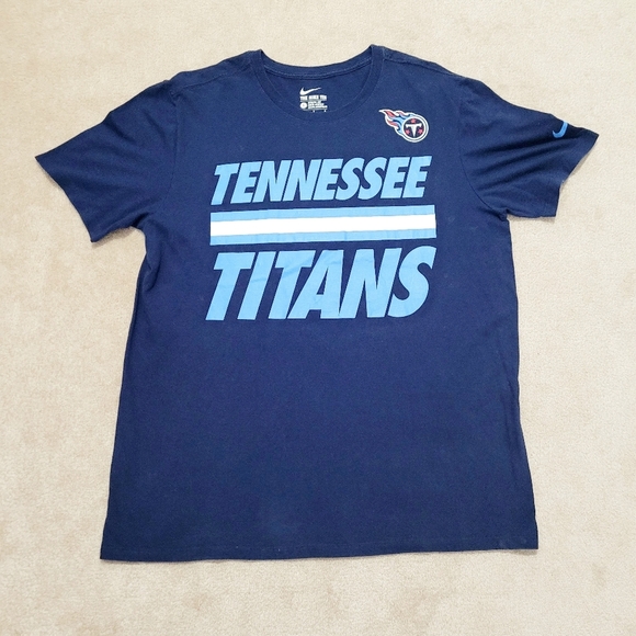 Nike Other - The Nike Tee Tennessee Titans Blue Short Sleeve T-shirt Unisex Size Large Cotton